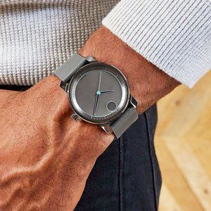 SALE! Movado 40mm Men's Blue Accent Watch! Stunning